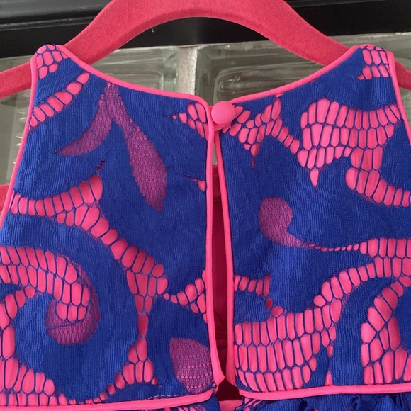 MILLY MINIS - Girls Lace Overlay Formal Dress - size 5 - Picture 5 of 6